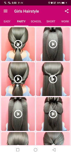 Girls Hairstyle Step By Step screenshot 5