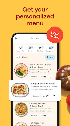 Jow - easy recipes & groceries screenshot 1