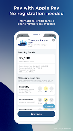 GO / Taxi app for Japan screenshot 3
