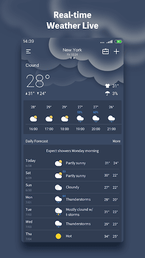Weather Live - Radar & Widget screenshot 1