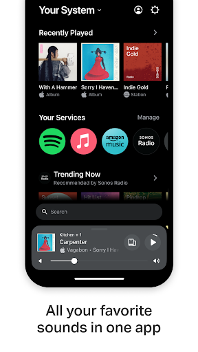 Sonos screenshot 1
