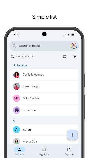 Contacts screenshot 3