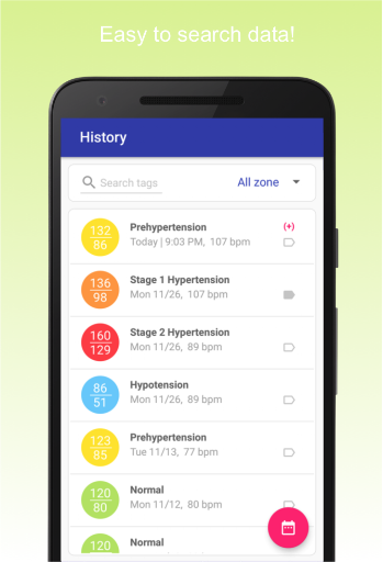 Blood Pressure Diary screenshot 4