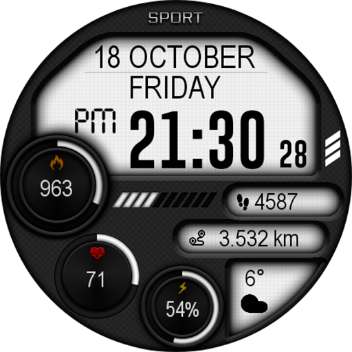 Digital Iwasa Watch Face