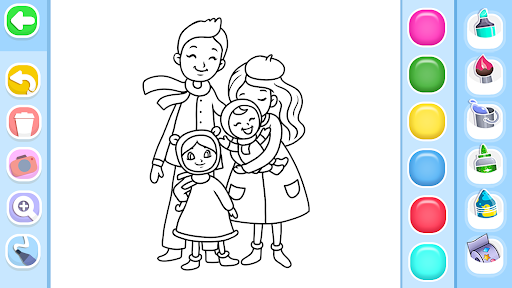 Family Love Coloring Book screenshot 10