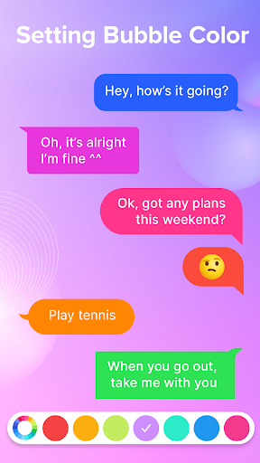 Messenger - Color SMS screenshot 17