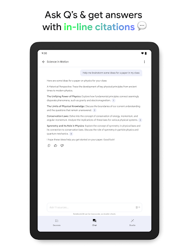 Google NotebookLM screenshot 12
