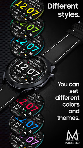 MD332 Digital watch face screenshot 16