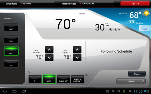 Total Connect Comfort screenshot 5