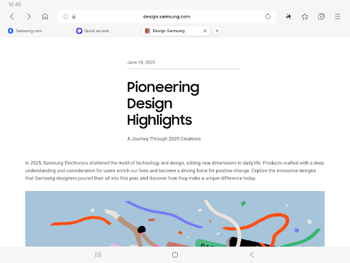 Samsung Browser screenshot 4