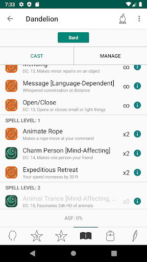 RPG Scribe Pathfinder & 3.5e screenshot 6
