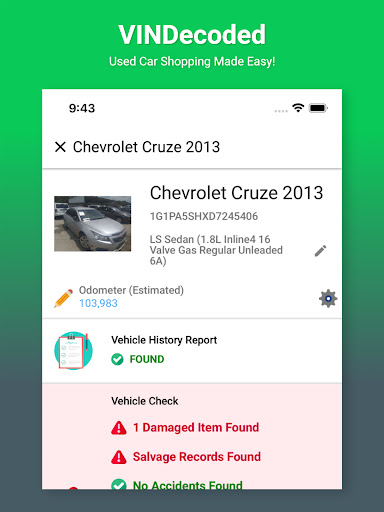 VIN Check Report for Used Cars screenshot 7