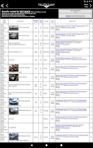 Car-Part.com Used Auto Parts screenshot 7
